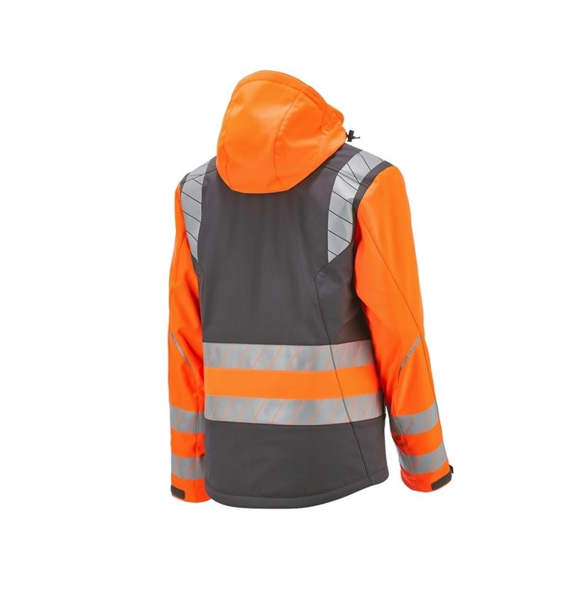 Topics: High-vis winter softshell jacket e.s.motion 24/7 + anthracite/high-vis orange 8