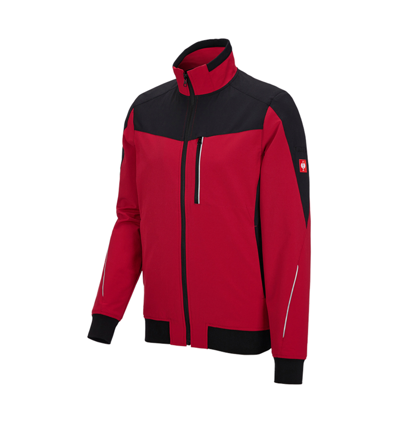 Topics: Functional jacket e.s.dynashield + fiery red/black 2