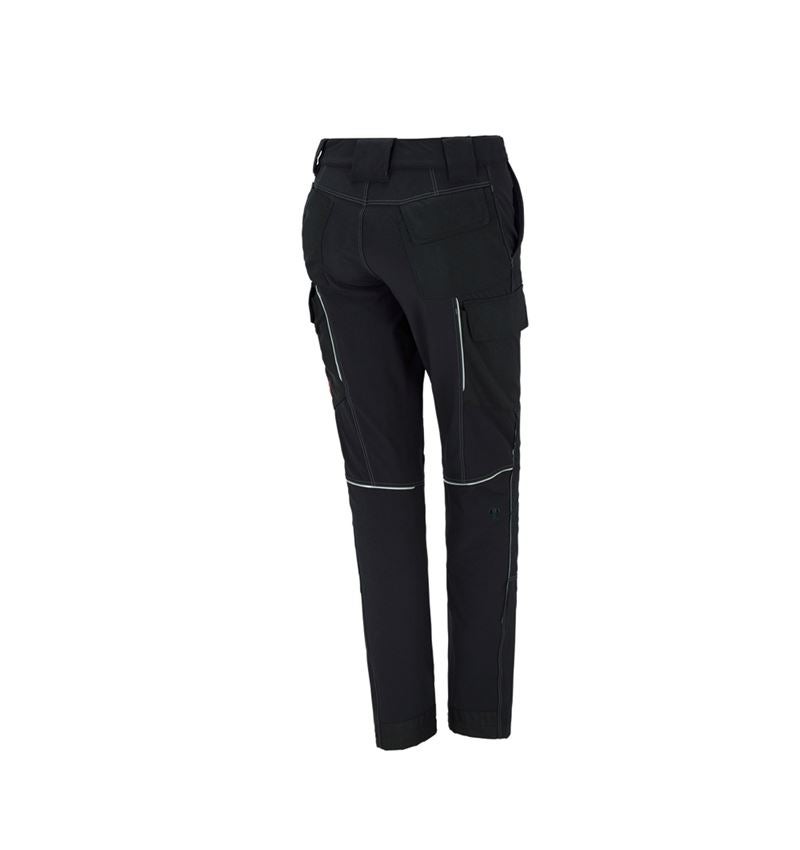 Plumbers / Installers: Functional cargo trousers e.s.dynashield, ladies' + black 3