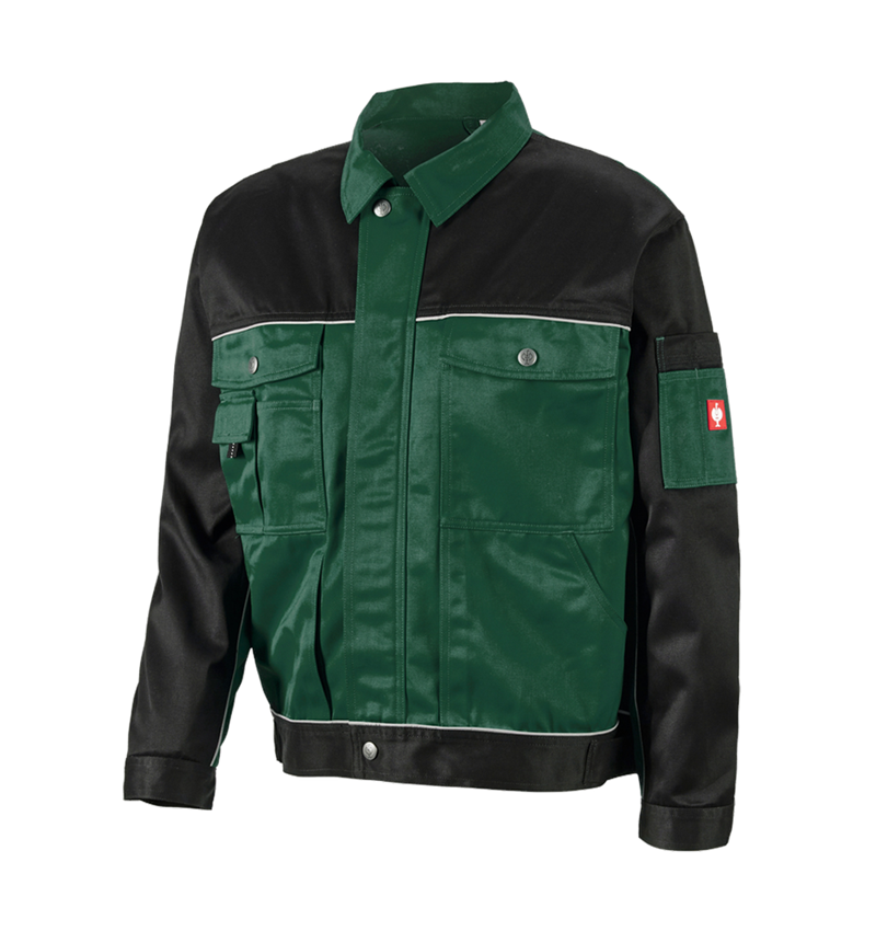 Work Jackets: Work jacket e.s.image + green/black 5