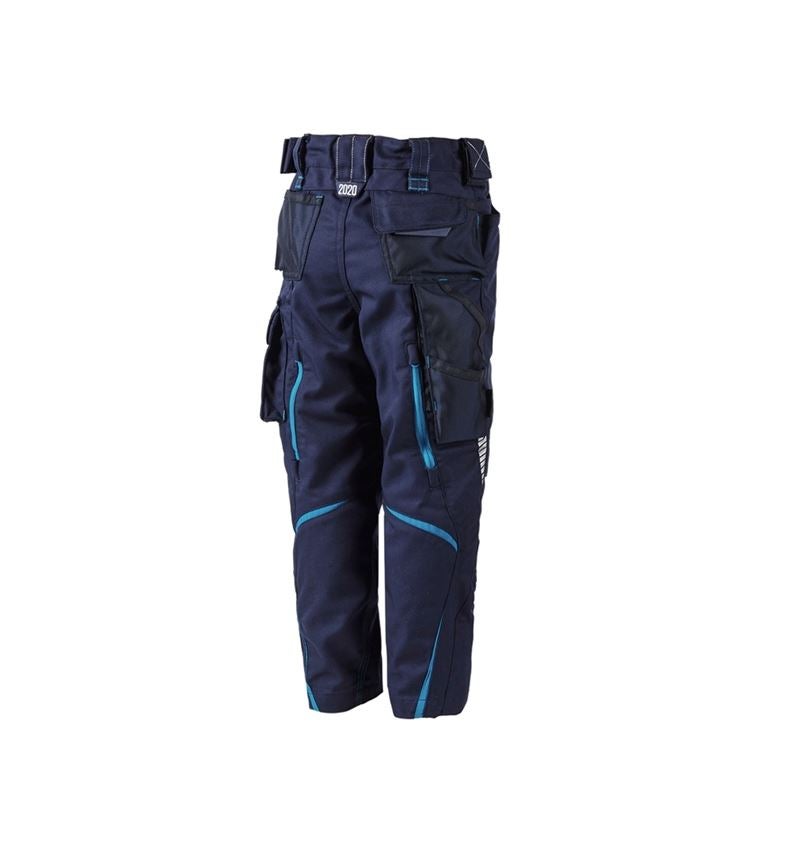 Trousers: Trousers e.s.motion 2020, children's + navy/atoll 3