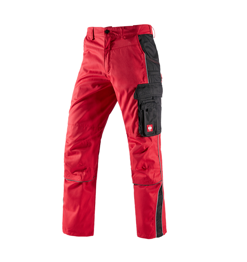 Work Trousers: Trousers e.s.active + red/black 2