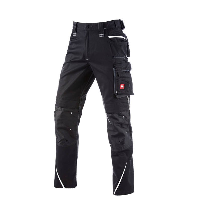 Plumbers / Installers: Winter trousers e.s.motion 2020, men´s + black/platinum 2