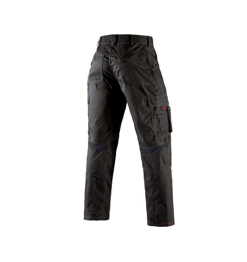 Work Trousers: Trousers e.s.akzent + black/red 2