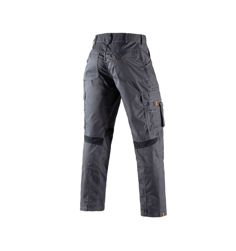 Work Trousers: Trousers e.s.akzent + anthracite/orange 3