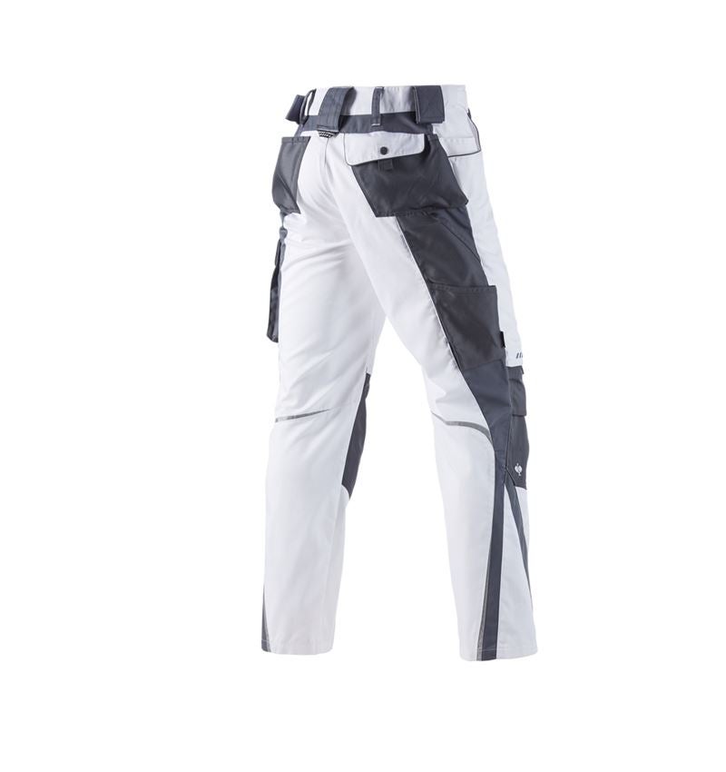 Vans ground work trousers in white | ASOS