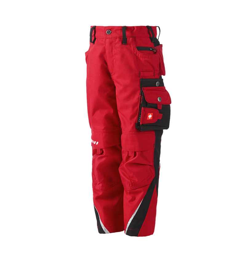 Trousers: Children's trousers e.s.motion + red/black 2