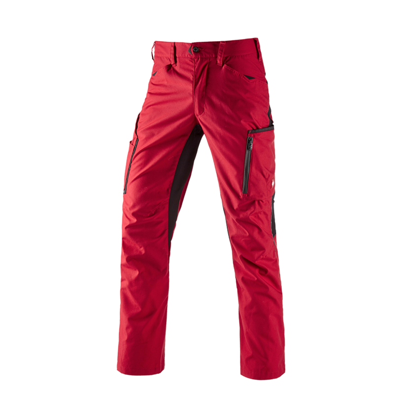 Work Trousers: Trousers e.s.vision, men's + red/black 2
