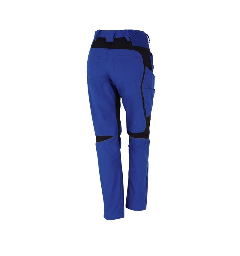 Work Trousers: Ladies' trousers e.s.vision + royal/black 3