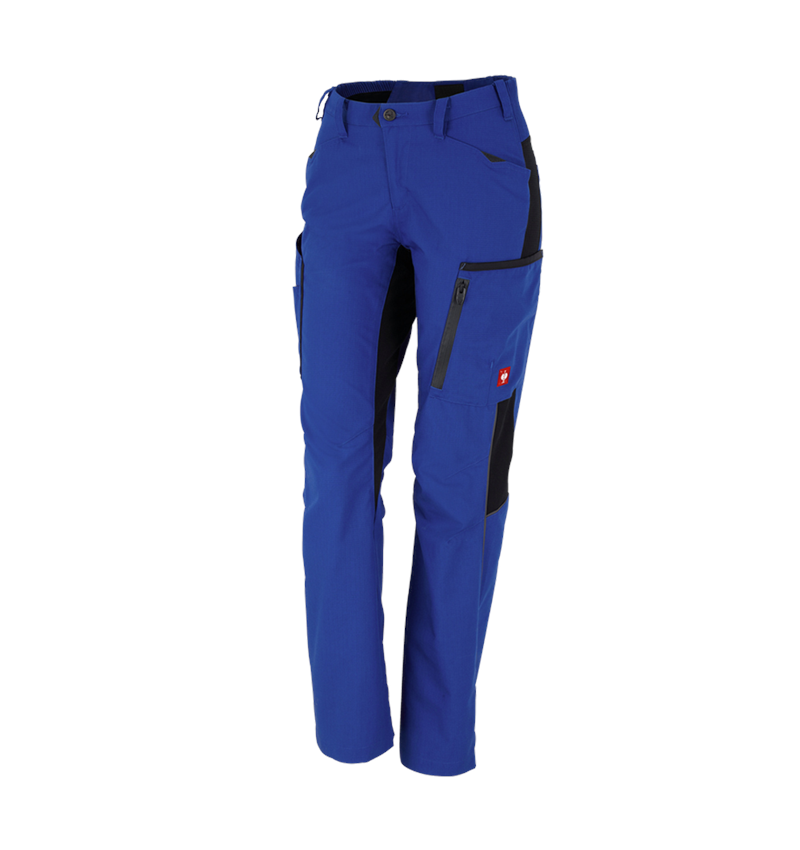 Work Trousers: Ladies' trousers e.s.vision + royal/black 2