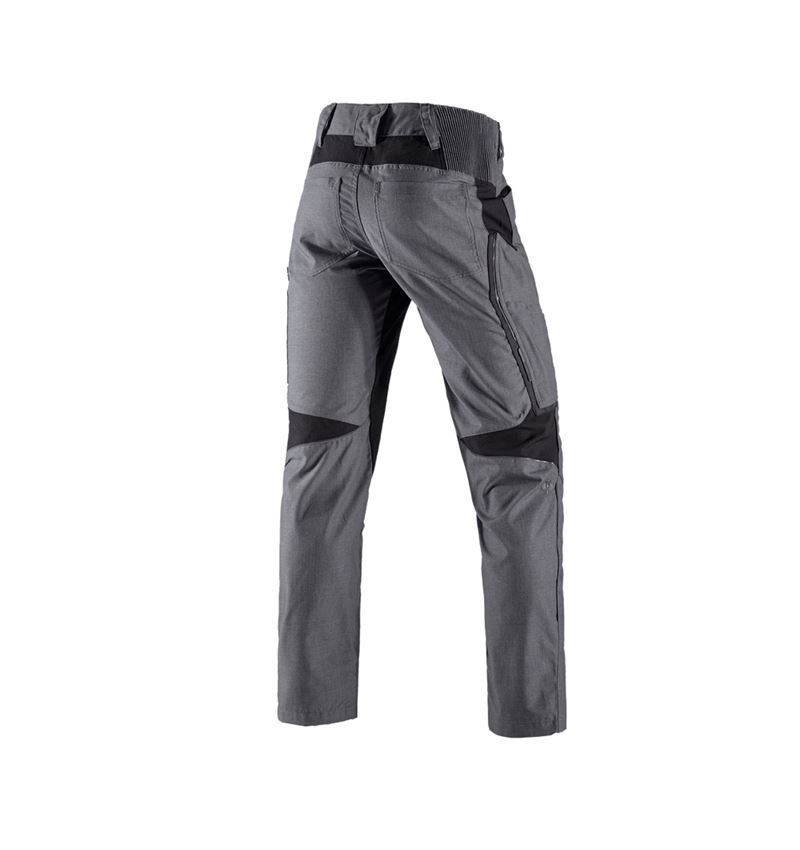 Plumbers / Installers: Winter trousers e.s.vision + cement melange/black 2