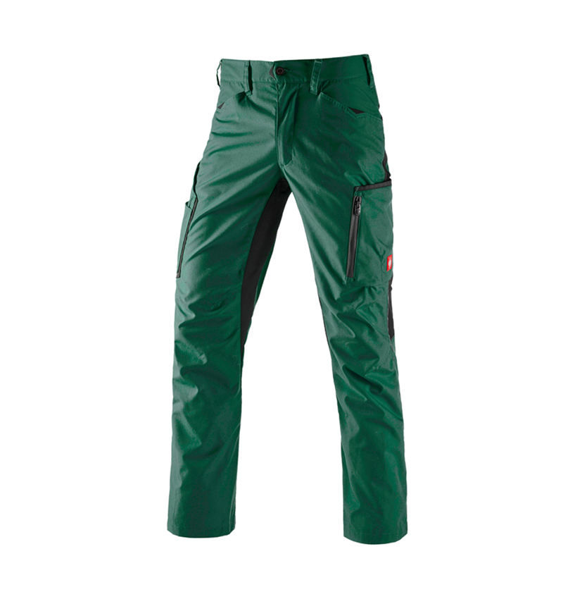 Plumbers / Installers: Winter trousers e.s.vision + green/black