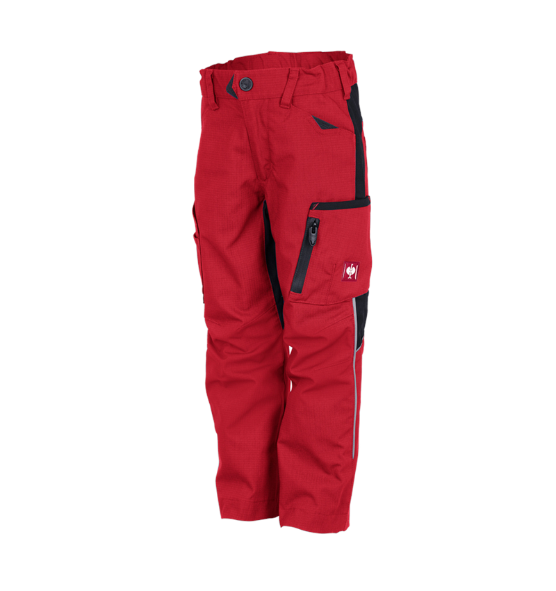 Trousers: Winter trousers e.s.vision, children's + red/black