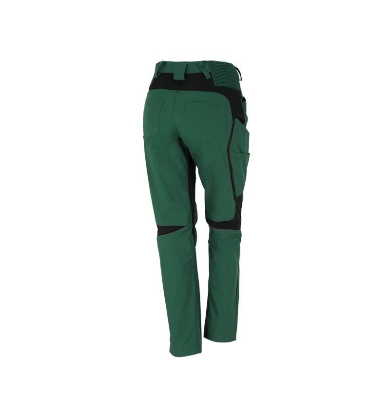 Gardening / Forestry / Farming: Winter ladies' trousers e.s.vision + green/black 1