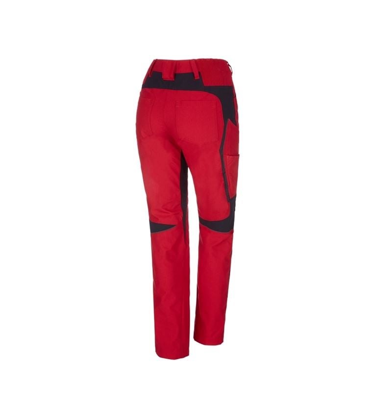 Joiners / Carpenters: Winter ladies' trousers e.s.vision + red/black 3