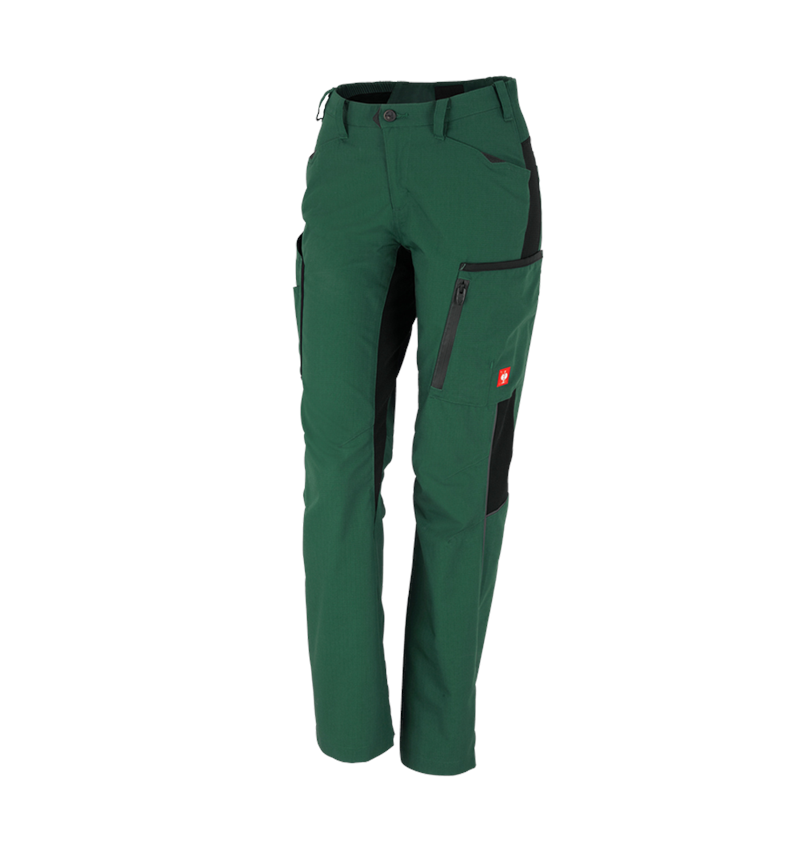 Gardening / Forestry / Farming: Winter ladies' trousers e.s.vision + green/black