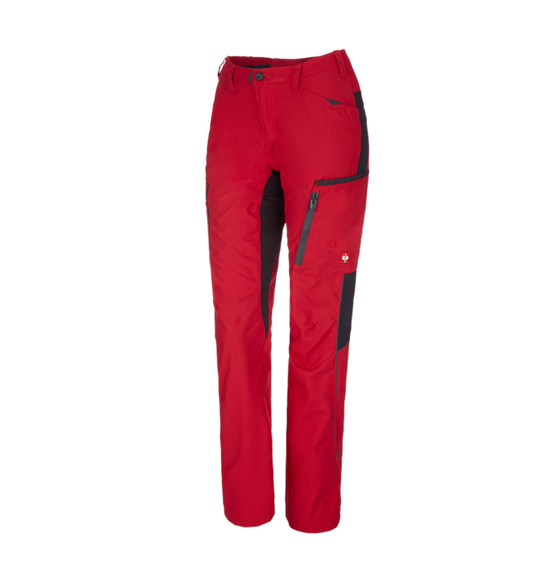 Plumbers / Installers: Winter ladies' trousers e.s.vision + red/black 2
