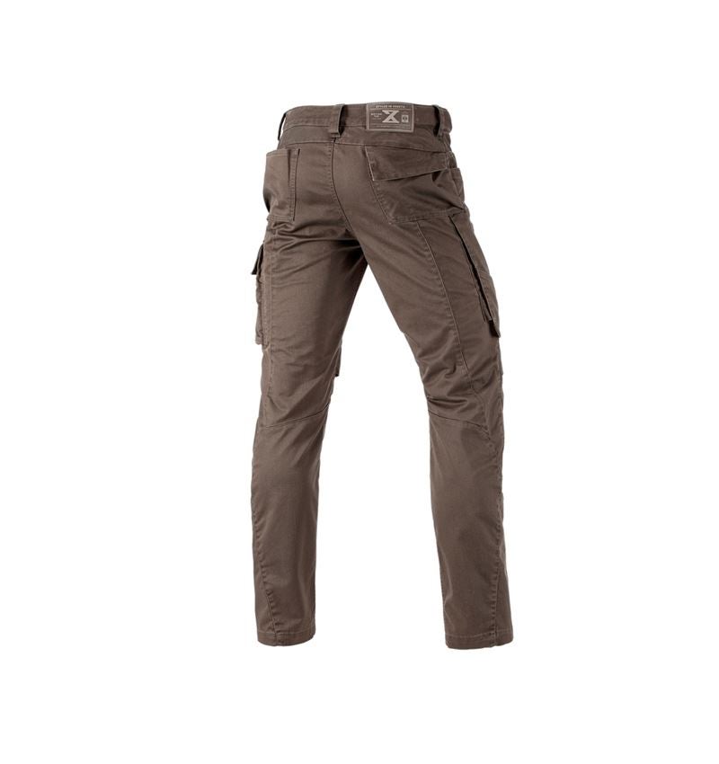 Work Trousers: Trousers e.s.motion ten + chestnut 3