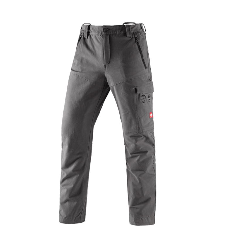 Forestry / Cut Protection Clothing: Forestry cut protection trousers e.s.cotton touch + carbongrey 2