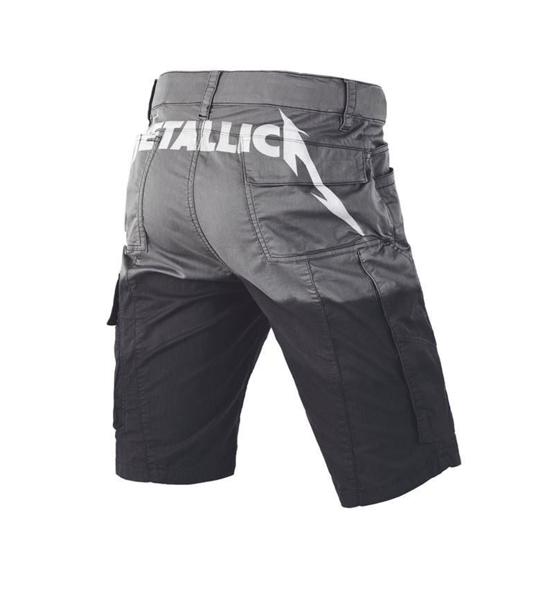 Collaborations: Metallica twill shorts summer + black/granite 3