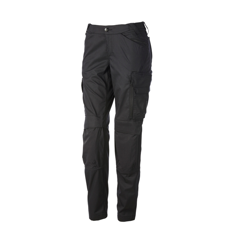Work Trousers: Trousers e.s.trail, ladies' + black 4