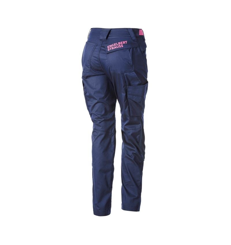 Work Trousers: Trousers e.s.trail, ladies' + deepblue/tarapink 5
