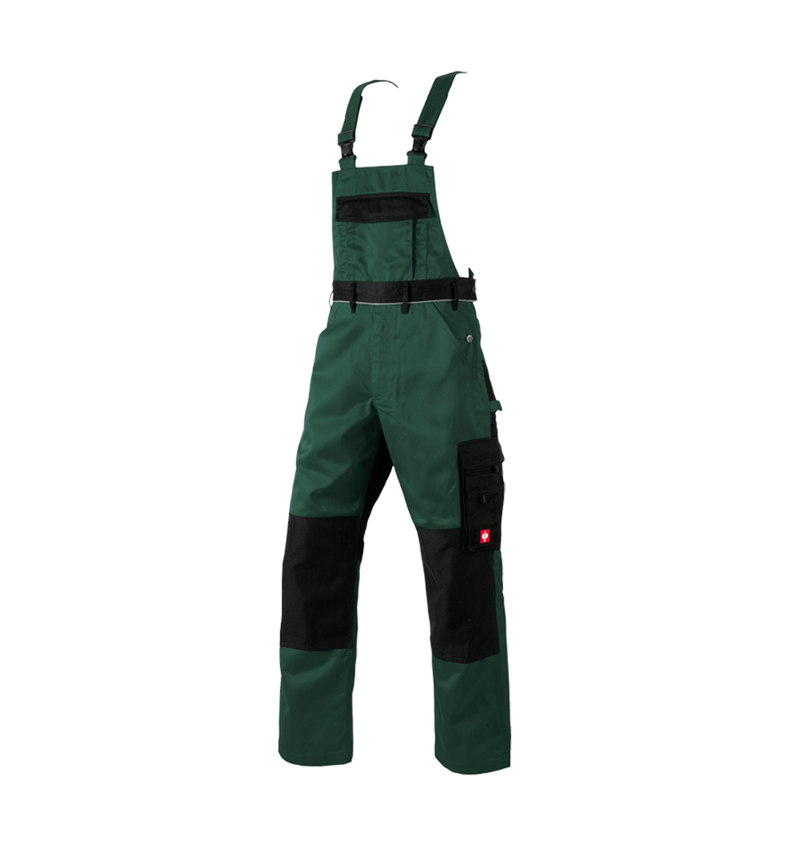 Work Trousers: Bib & Brace e.s.image + green/black 4