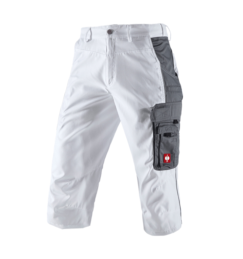 Work Trousers: e.s.active 3/4 length trousers + white/grey 2