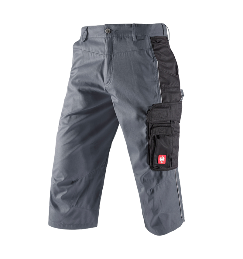 Work Trousers: e.s.active 3/4 length trousers + grey/black 2