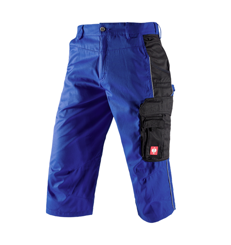 Work Trousers: e.s.active 3/4 length trousers + royal/black 1