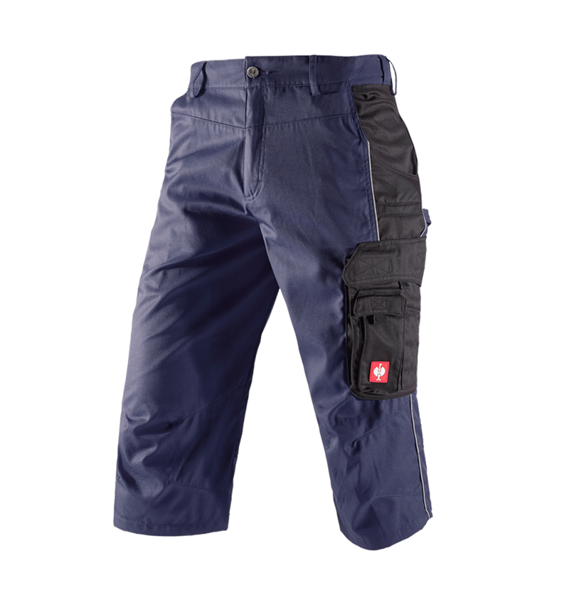 Work Trousers: e.s.active 3/4 length trousers + navy/black 2