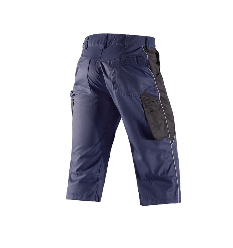 Work Trousers: e.s.active 3/4 length trousers + navy/black 3