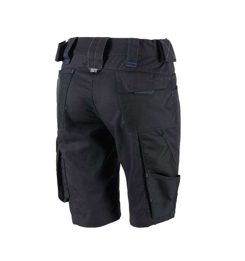 Work Trousers: Shorts e.s.motion 2020, ladies' + graphite/gentianblue 3