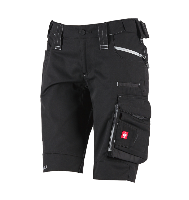 Work Trousers: Shorts e.s.motion 2020, ladies' + black/platinum 2