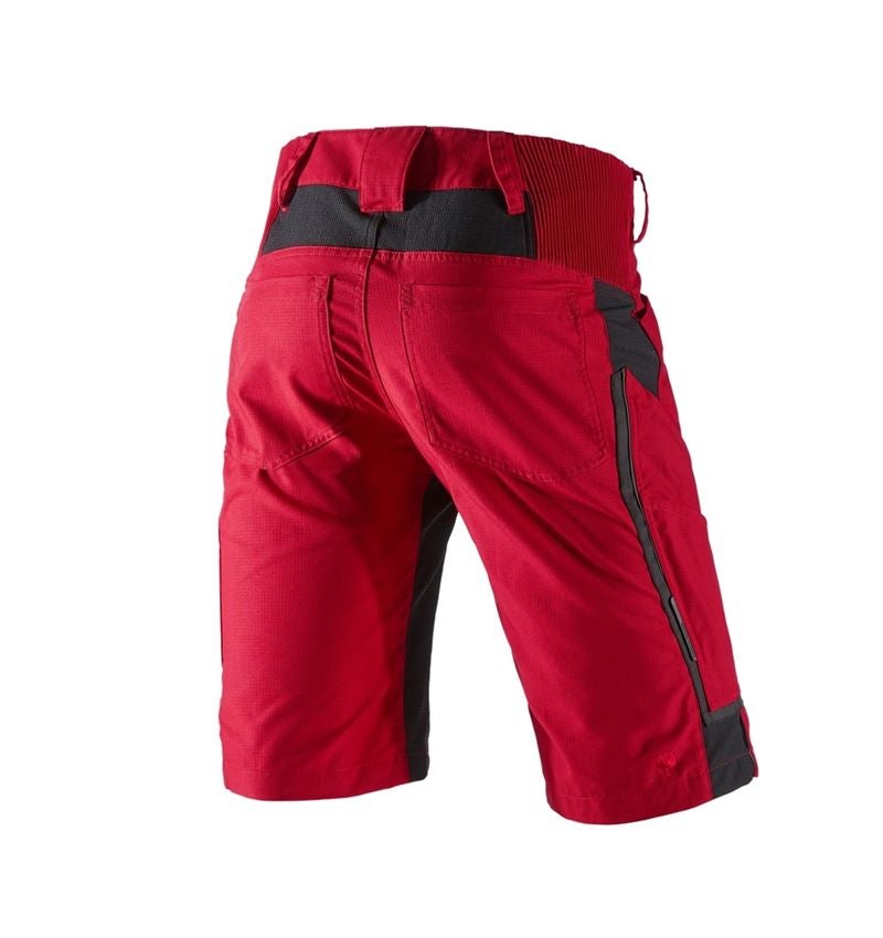 Work Trousers: Shorts e.s.vision, men's + red/black 3