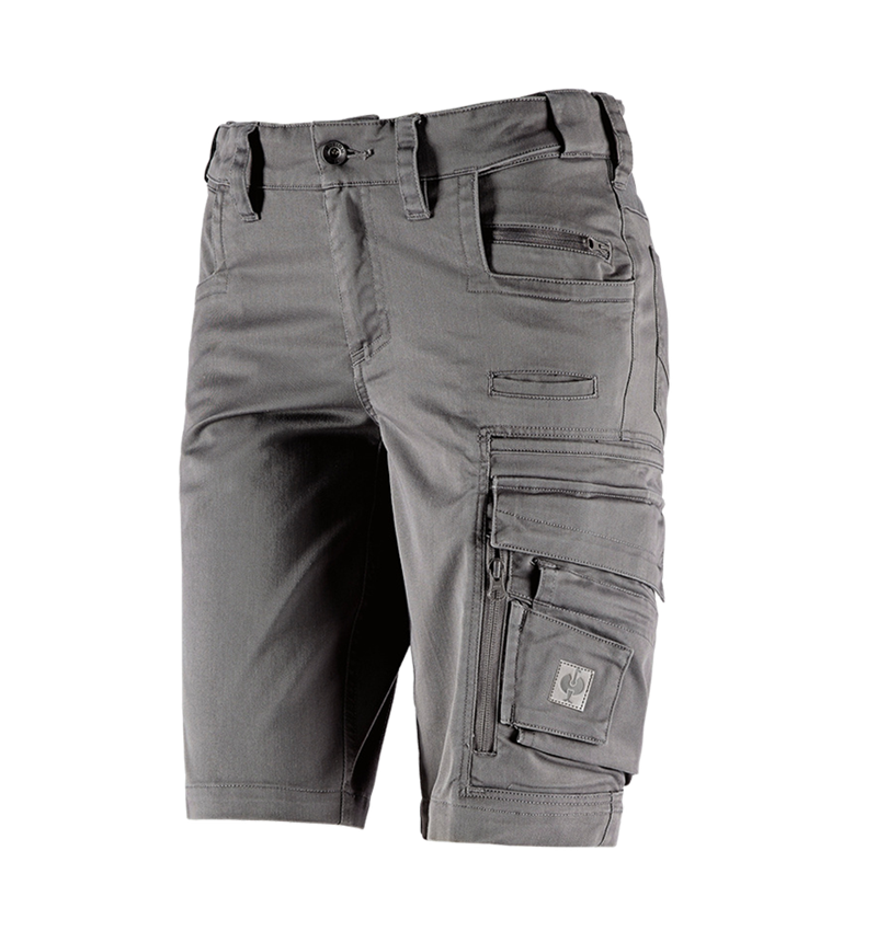 Work Trousers: Shorts e.s.motion ten, ladies' + granite 2