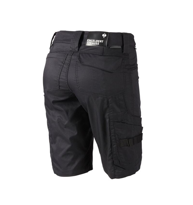 Work Trousers: Shorts e.s.concrete light, ladies' + black 3