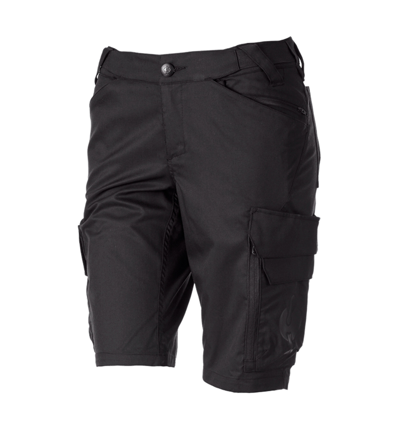 Work Trousers: Shorts e.s.trail, ladies' + black 3