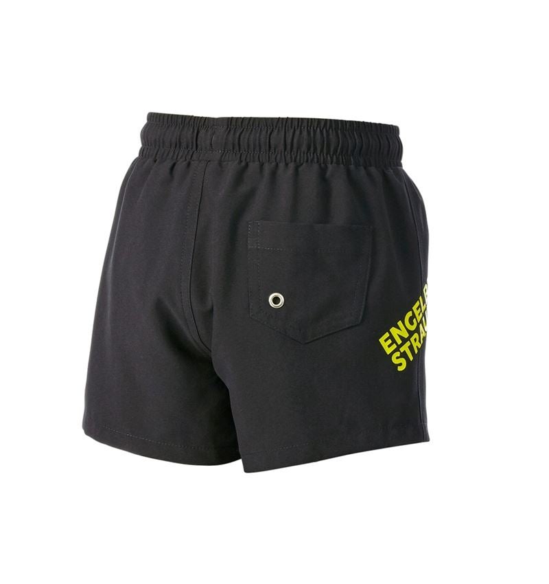 Clothing: Bathing shorts e.s.trail, children's + black/acid yellow 4
