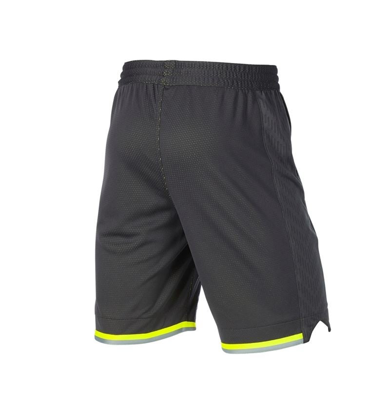 Work Trousers: Functional shorts e.s.ambition + anthracite/high-vis yellow 6