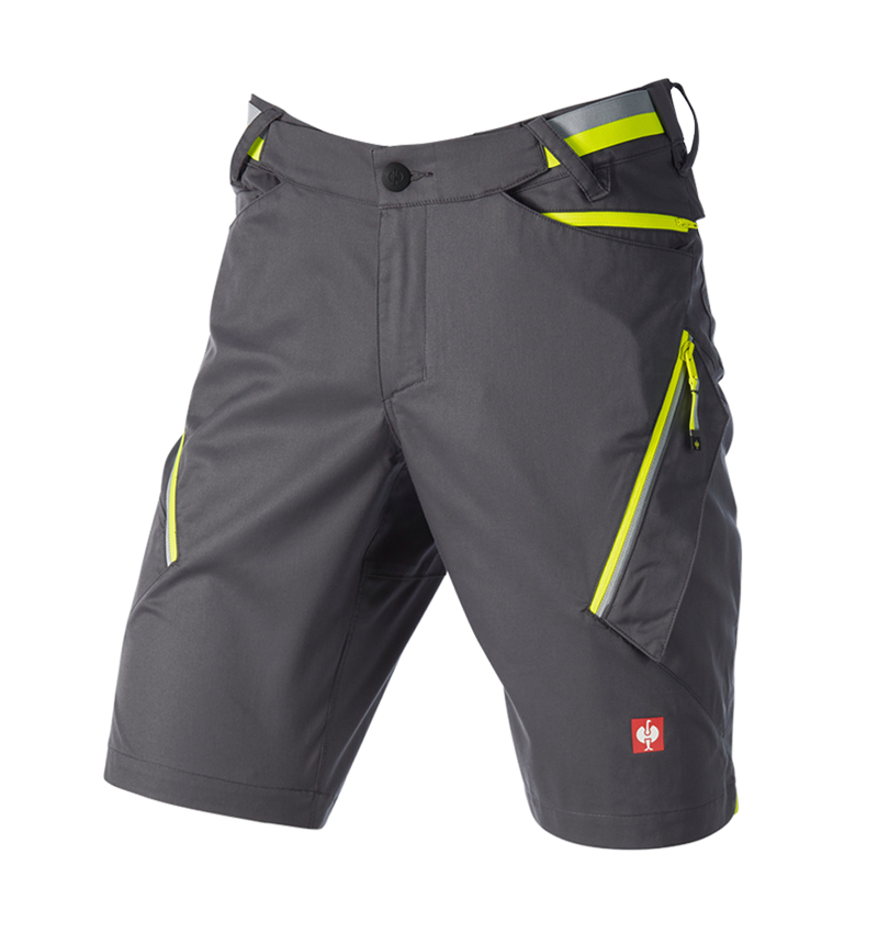 Work Trousers: Multipocket shorts e.s.ambition + anthracite/high-vis yellow 6