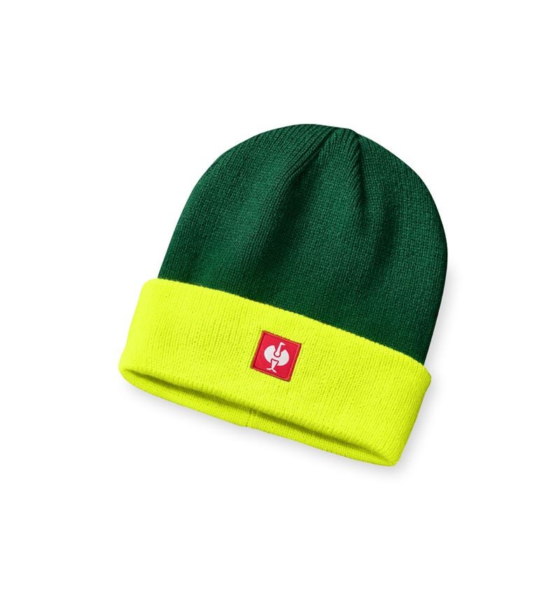 Topics: Knitted cap e.s.motion 24/7 + green/high-vis yellow