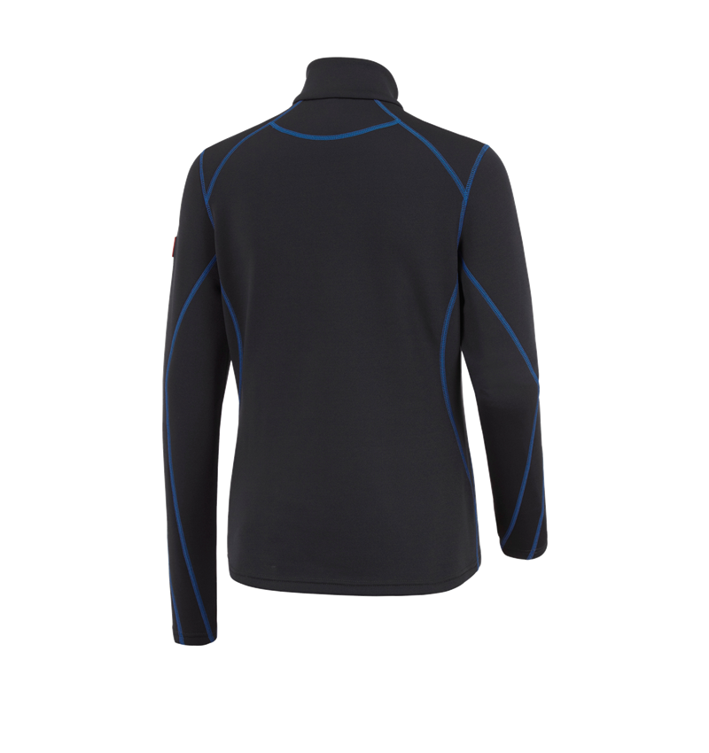 Shirts, Pullover & more: Funct.-Troyer thermo stretch e.s.motion 2020, la. + graphite/gentianblue 3