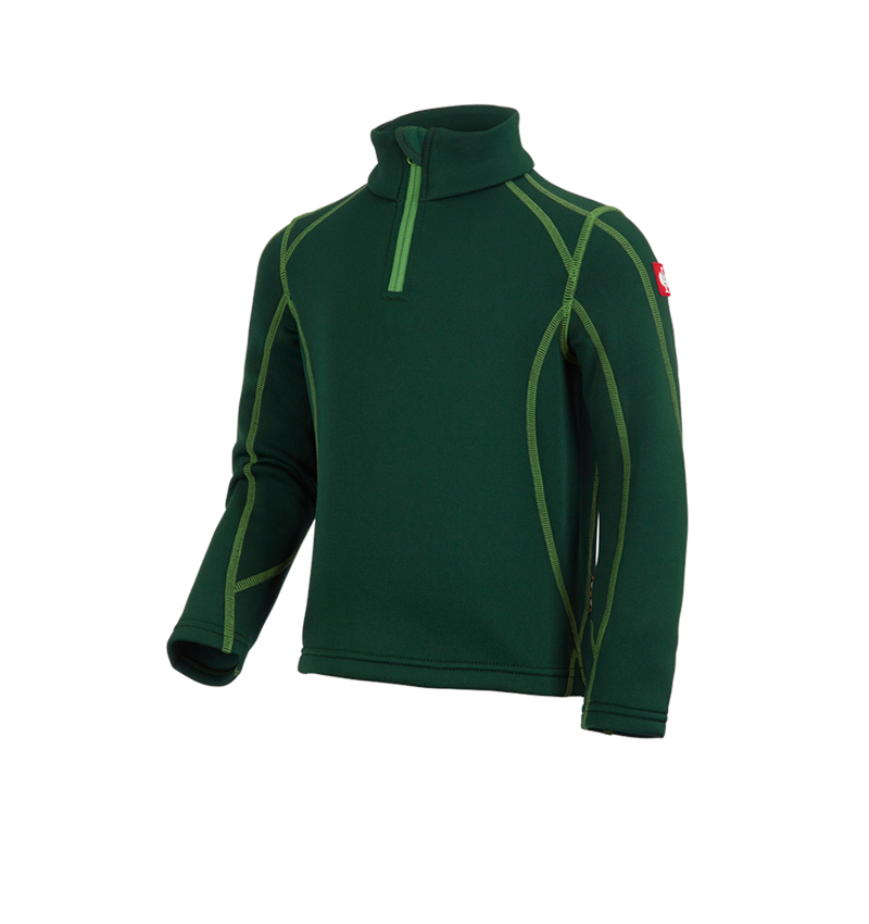 Cold: Funct.Troyer thermo stretch e.s.motion 2020 child. + green/seagreen 2