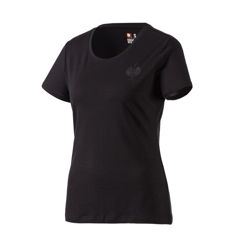 Clothing: T-Shirt Merino e.s.trail, ladies' + black 2