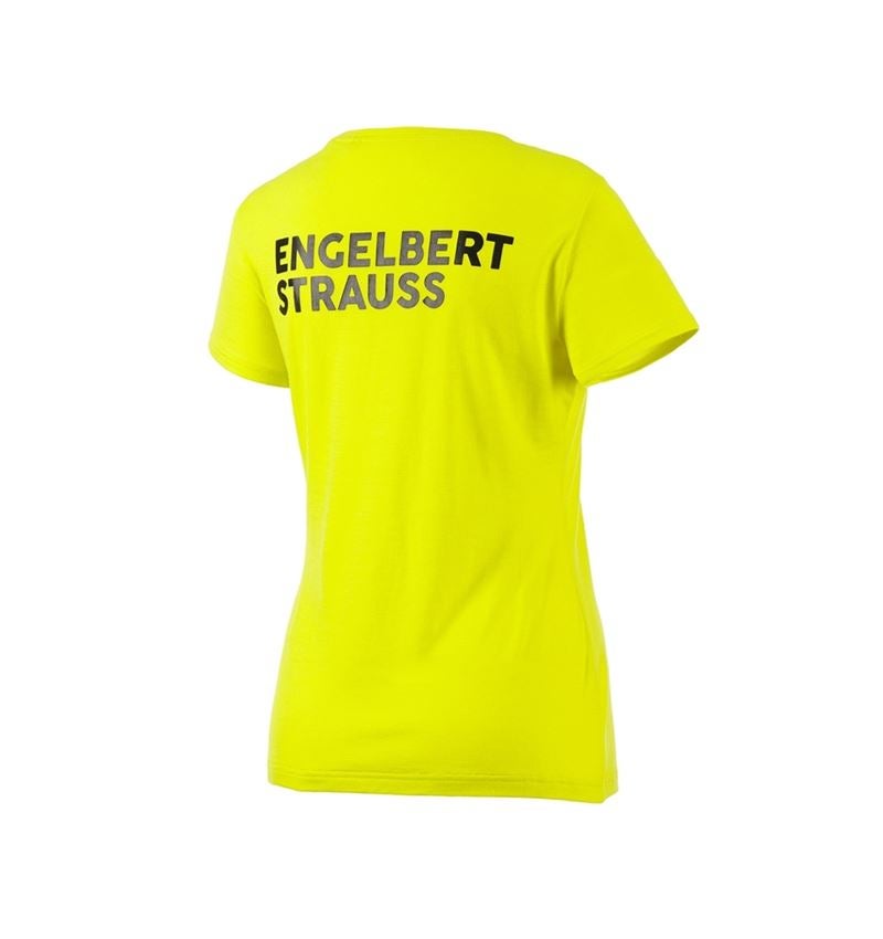 Shirts, Pullover & more: T-Shirt Merino e.s.trail, ladies' + acid yellow/black 3