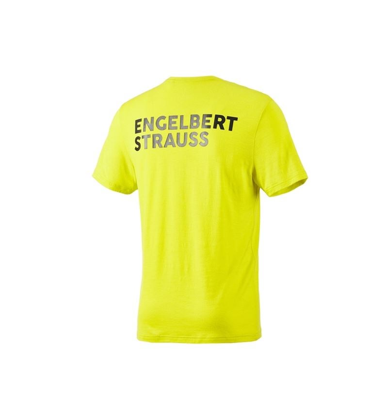 Shirts, Pullover & more: T-Shirt Merino e.s.trail + acid yellow/black 3