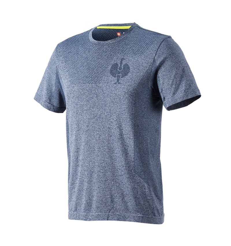 Shirts, Pullover & more: T-Shirt seamless e.s.trail + deepblue melange 2