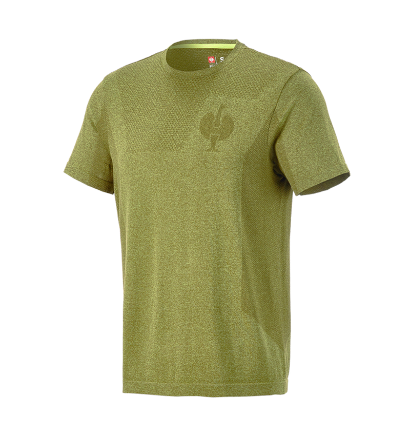 Clothing: T-Shirt seamless e.s.trail + junipergreen melange 4