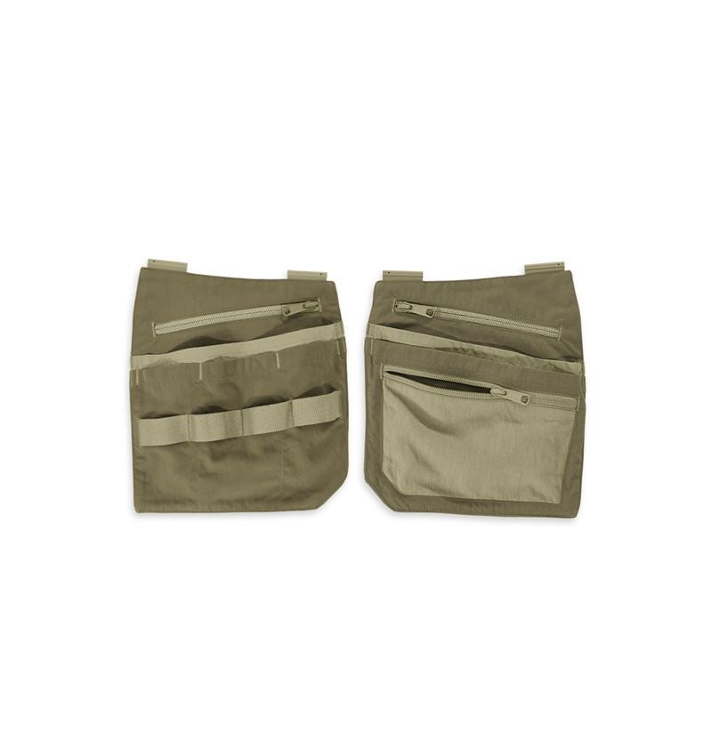 Topics: Tool bags e.s.concrete light + mudgreen/stipagreen